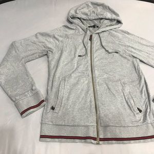 Gucci Gray hoodie zipper Sz L